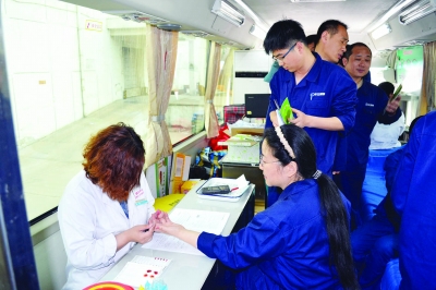 《河北工人报》图片新闻：职工献血